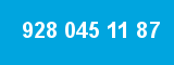 928 045 11 87